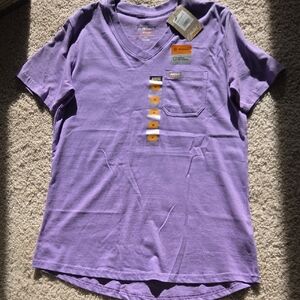 Ariat Lavender V-Neck Short Sleeve Tee
